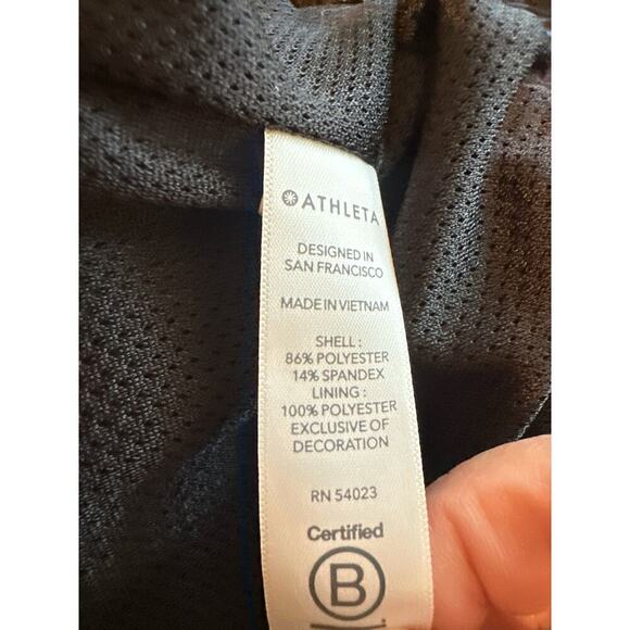 Athleta Women's Full Zip Brooklyn Track Bomber Printed Jacket Size L Multi NWT - Picture 10 of 10